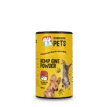 Proszek z kwiatu konopi dla psów i kotów z chlebem świętojańskim, 100 g – Excellent Pets Hemp One Powder