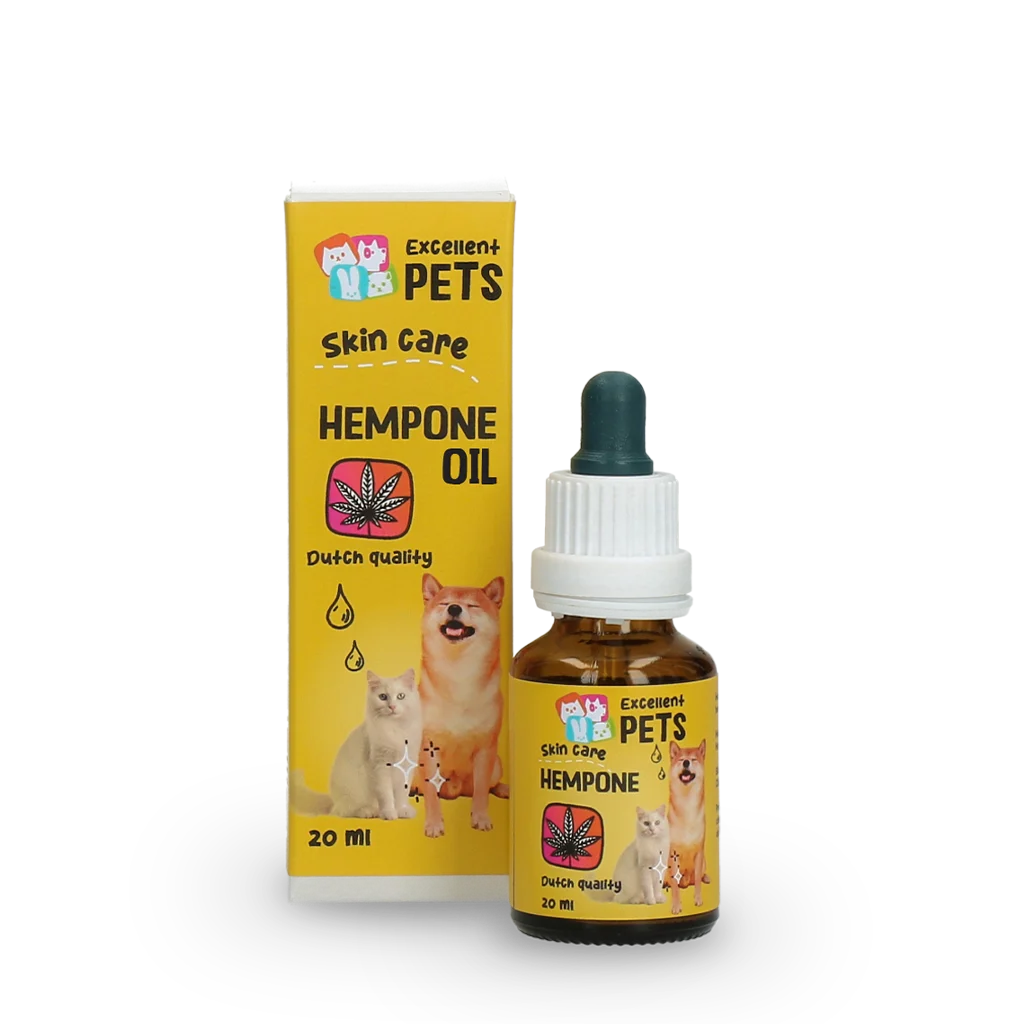 Olejek do pielęgnacji skóry psów z olejem z nasion konopi, 20 ml – Excellent Pets HempOne Oil - obrazek 1