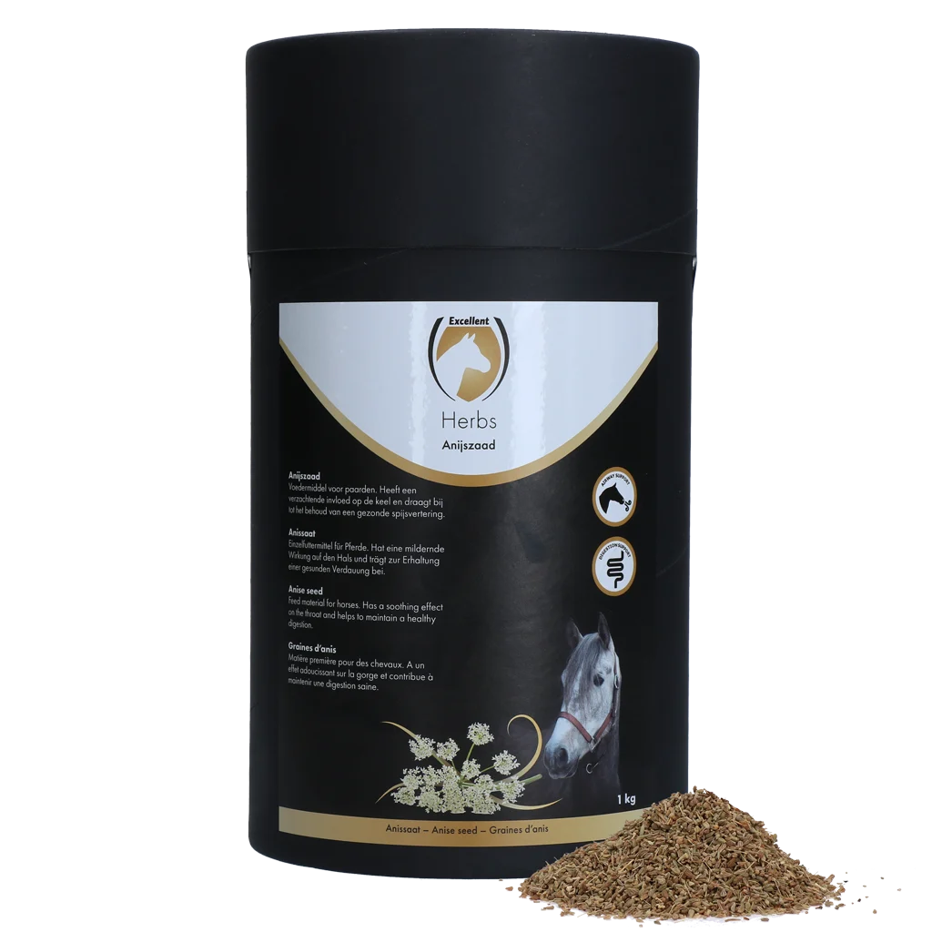 HERB011.png Nasiona anyżu dla koni, 1 kg – Excellent Horse Herbs Nasiona anyżu - obrazek 1
