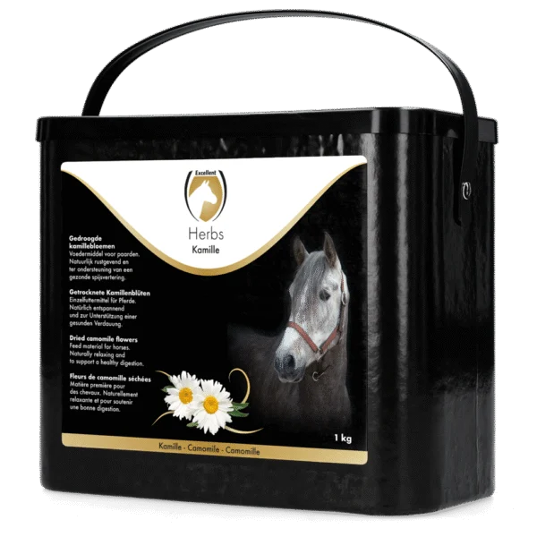 Rumianek dla koni, na odprężenie, 1 kg – Excellent Horse Herbs Rumianek