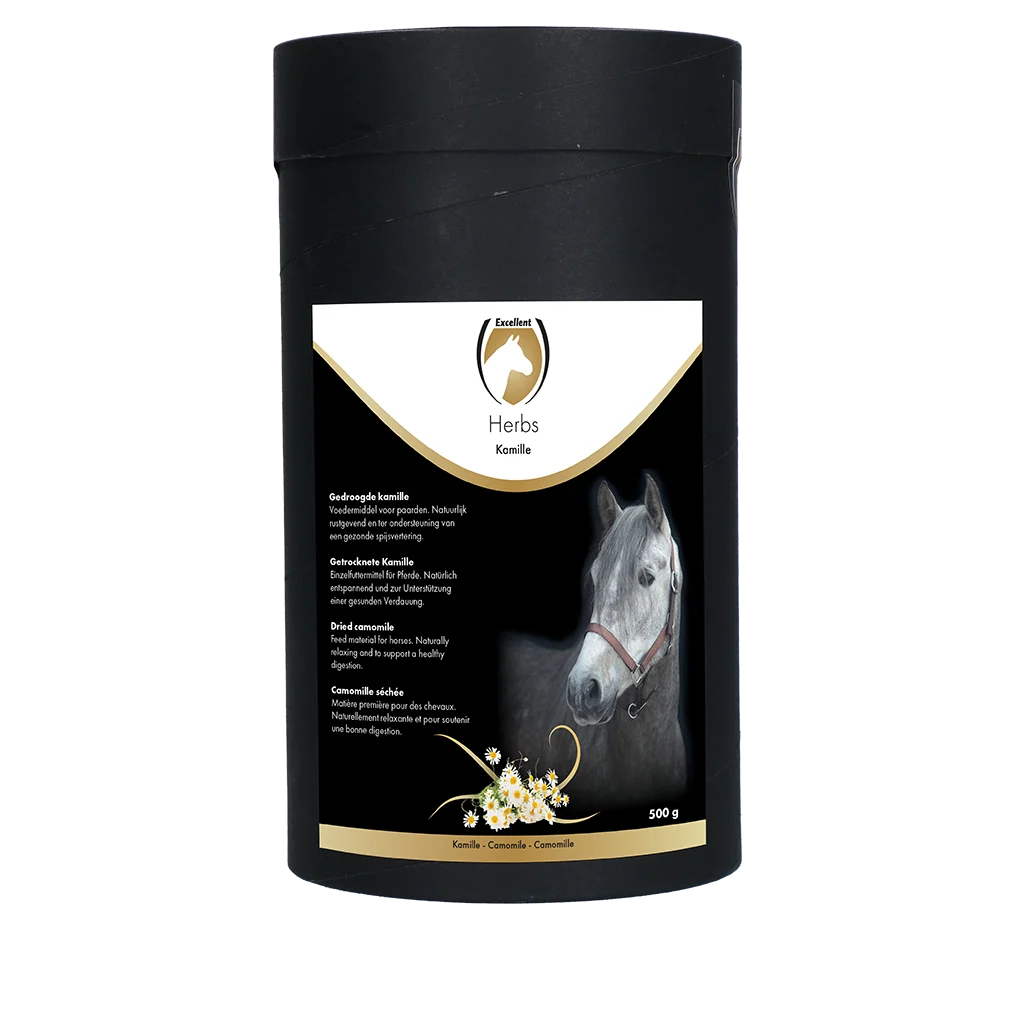 Rumianek dla koni, na odprężenie, 500 g – Excellent Horse Herbs Rumianek - obrazek 1