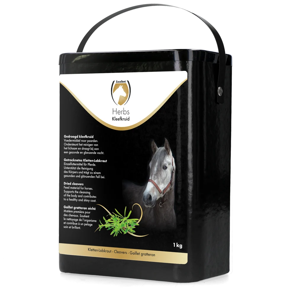 Przytulia dla koni, na lśniącą sierść, 1 kg – Excellent Horse Herbs Kleefkruid - obrazek 1