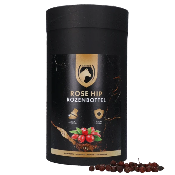 Dzika róża dla koni, wspierająca utrzymanie zdrowych kopyt, 1 kg – Excellent Horse Herbs Dzika róża