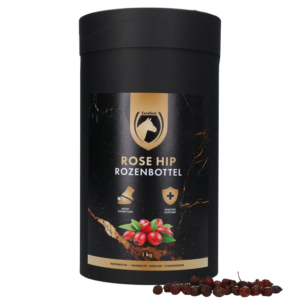Dzika róża dla koni, wspierająca utrzymanie zdrowych kopyt, 1 kg – Excellent Horse Herbs Dzika róża - obrazek 1