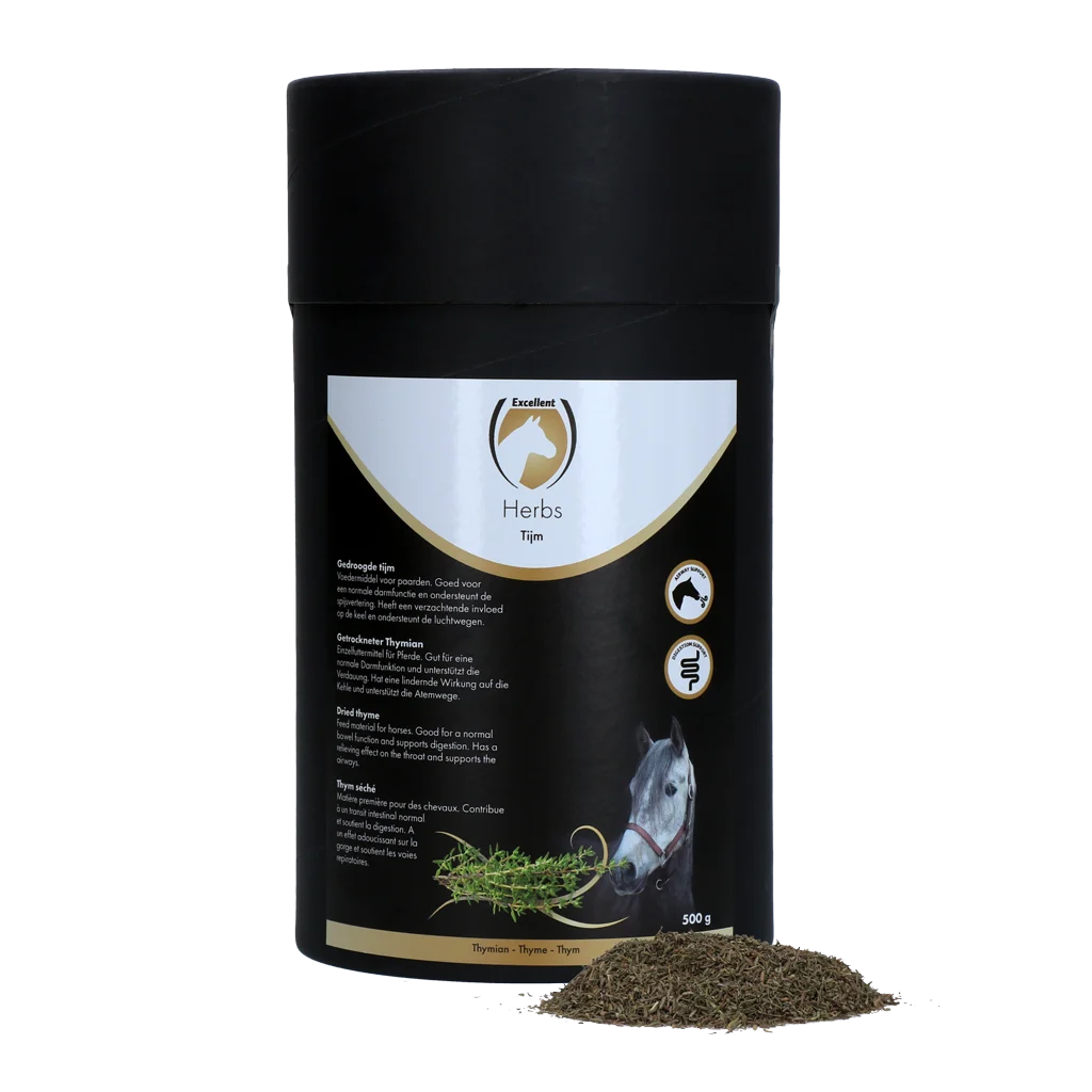 Tymianek dla koni wspomagający drogi oddechowe, 500 g – Excellent Horse Herbs Tymianek - obrazek 1