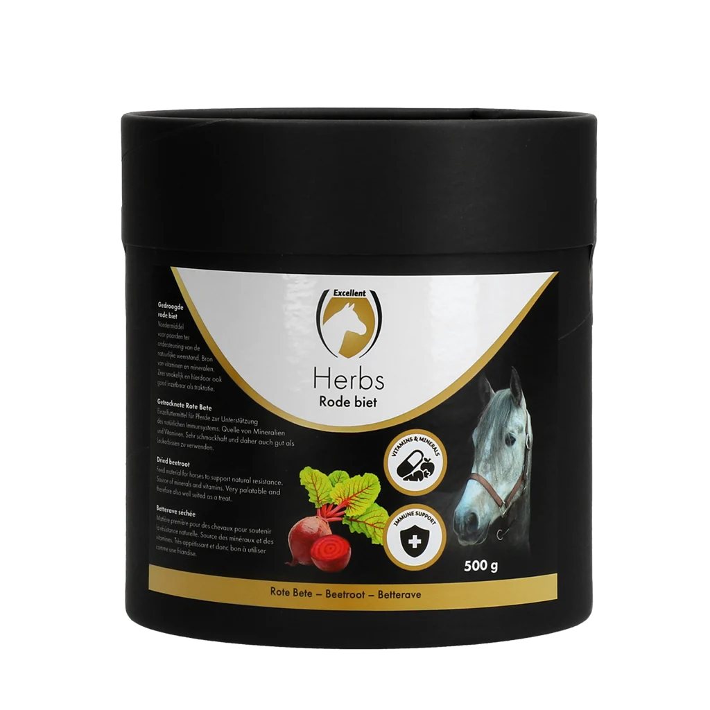 Burak czerwony dla koni, z minerałami i witaminami, 500 g – Excellent Horse Herbs Burak czerwony - obrazek 1