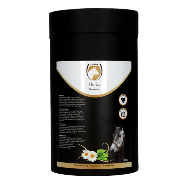 Letnia mieszanka ziołowa dla koni, 1 kg – Excellent Horse Herbs Zomermix