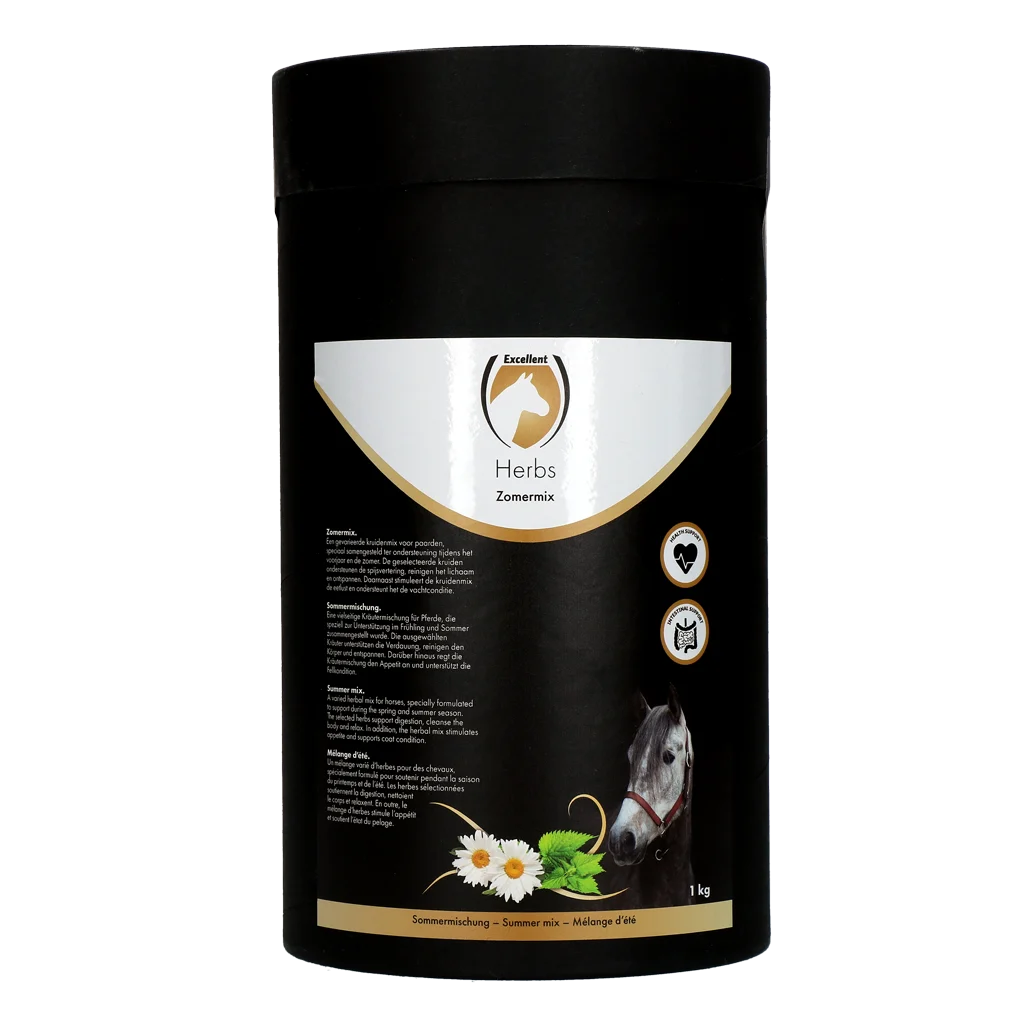 Letnia mieszanka ziołowa dla koni, 1 kg – Excellent Horse Herbs Zomermix - obrazek 1