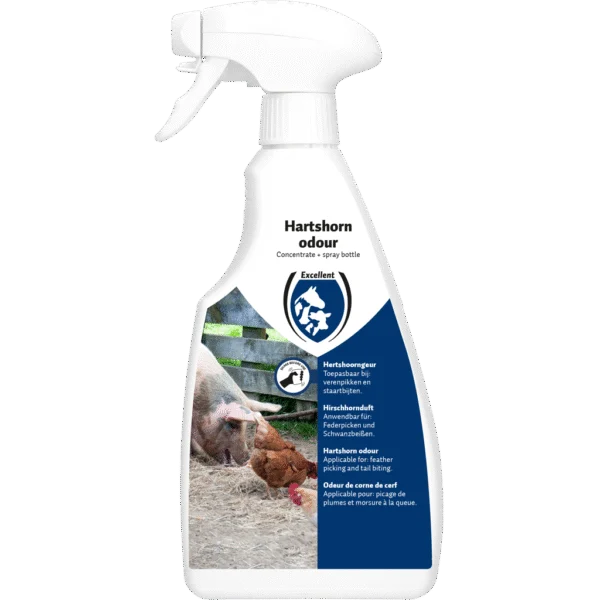 Spray o zapachu rogu jelenia na wydziobywanie piór, obgryzanie ogonów i walki – Excellent