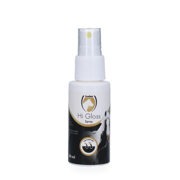 Spray nabłyszczający do grzywy i ogona, ułatwiający rozczesywanie, 50 ml – Excellent Horse Hi Gloss Spray