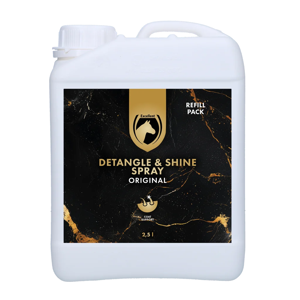Spray do grzywy i ogona ułatwiający rozczesywanie, 2,5 l – Excellent Horse Hi Gloss Spray Refill - obrazek 1
