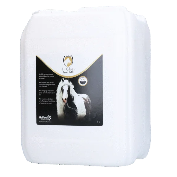 Spray do grzywy i ogona, ułatwiający rozczesywanie, 5 l – Excellent Horse Hi Gloss Spray Refill