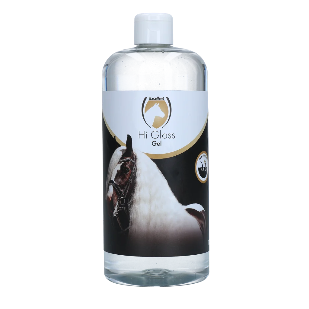Żel nabłyszczający do grzywy i ogona, 1 l – Excellent Horse Hi Gloss Gel - obrazek 1