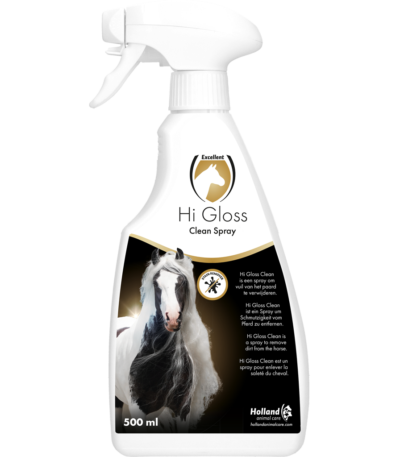 Suchy szampon dla koni z odżywką, 500 ml – Excellent Horse Hi Gloss Clean Spray