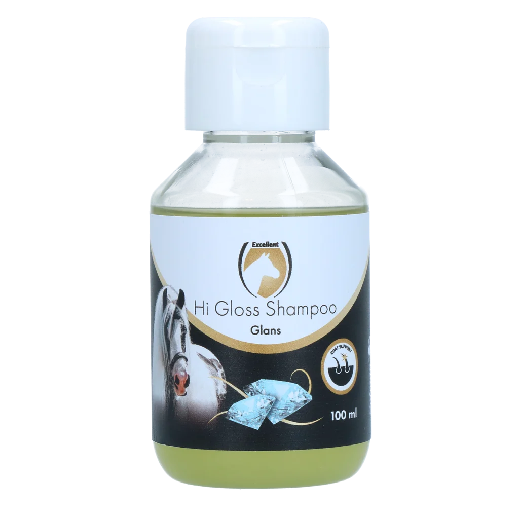 Szampon dla koni nadający sierści połysk, 100 ml – Excellent Horse Hi Gloss Shampoo Original - obrazek 1