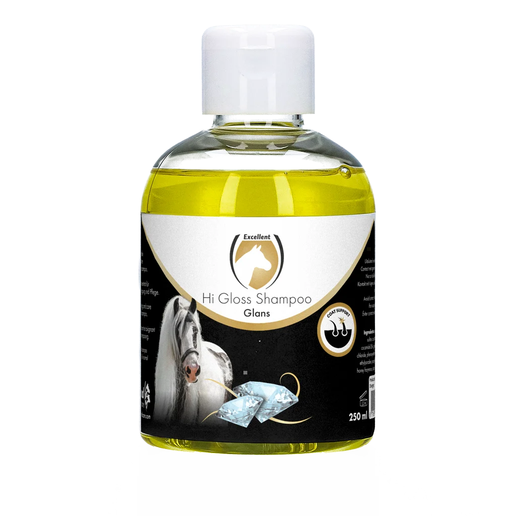 Szampon dla koni zapewniający połysk sierści, 250 ml – Excellent Horse Hi Gloss Shampoo Original - obrazek 1