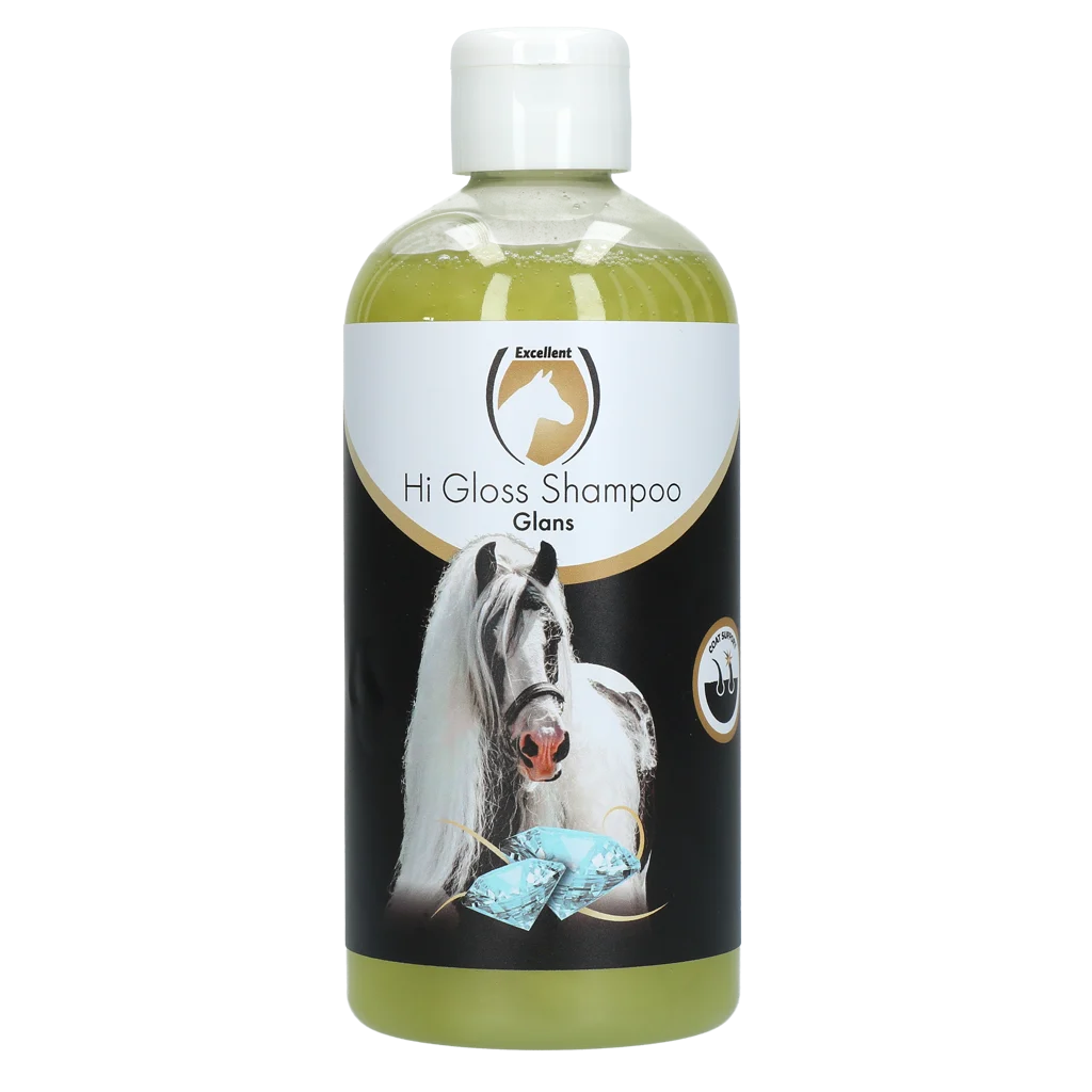 Szampon dla koni zapewniający lśniącą sierść, 500 ml – Excellent Horse Hi Gloss Shampoo Original - obrazek 1