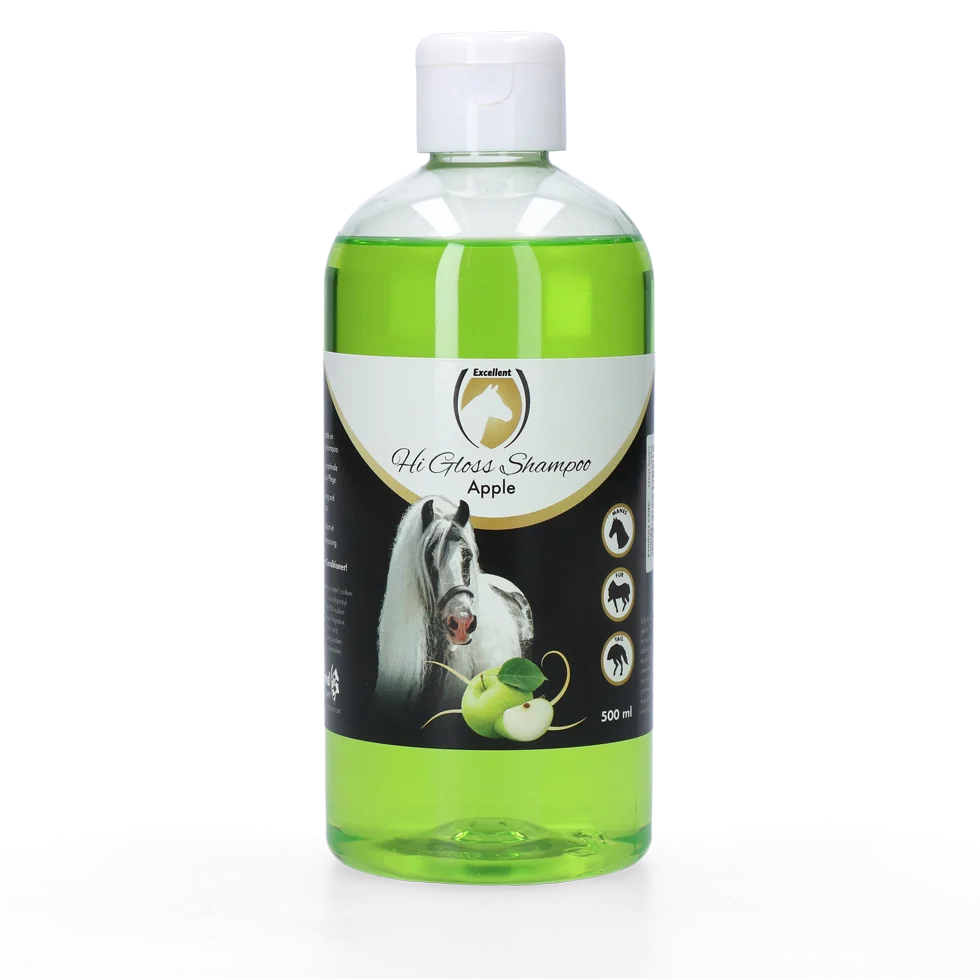 Szampon dla koni nabłyszczający, Apple, 500 ml – Excellent Horse Hi Gloss Shampoo - obrazek 1