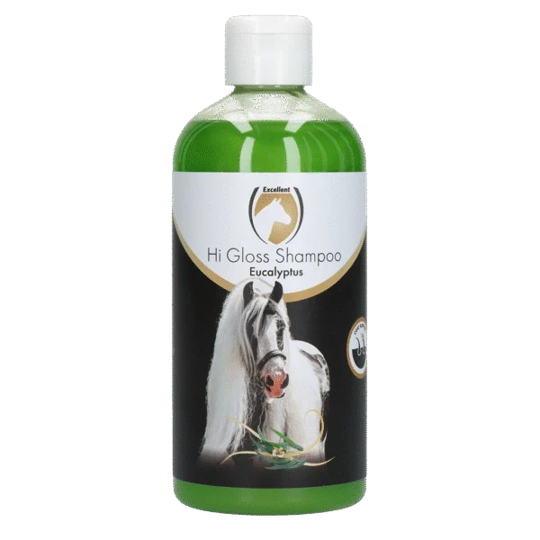 Szampon dla koni nabłyszczający sierść, 500 ml – Excellent Horse Hi Gloss Shampoo Eucalyptus