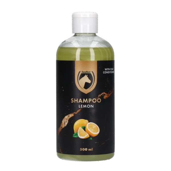 Szampon dla koni nadający sierści połysk, 500 ml – Excellent Horse Hi Gloss Shampoo Lemon