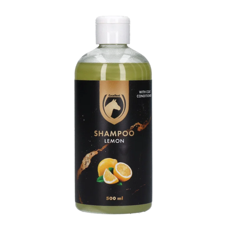 Szampon dla koni nadający sierści połysk, 500 ml – Excellent Horse Hi Gloss Shampoo Lemon
