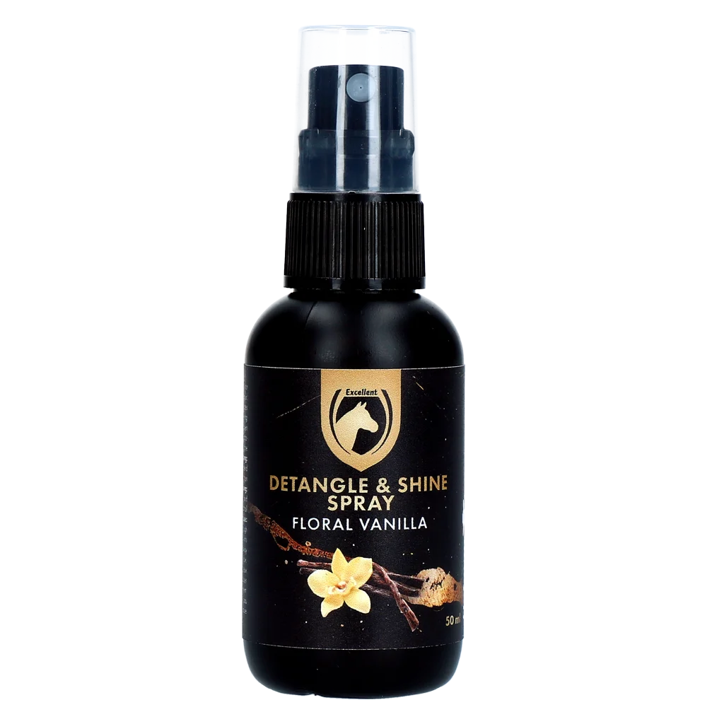 Spray ułatwiający rozczesywanie grzywy i ogona, zestaw prezentowy 5 x 50 ml – Excellent Horse Detangle & Shine Spray - obrazek 6