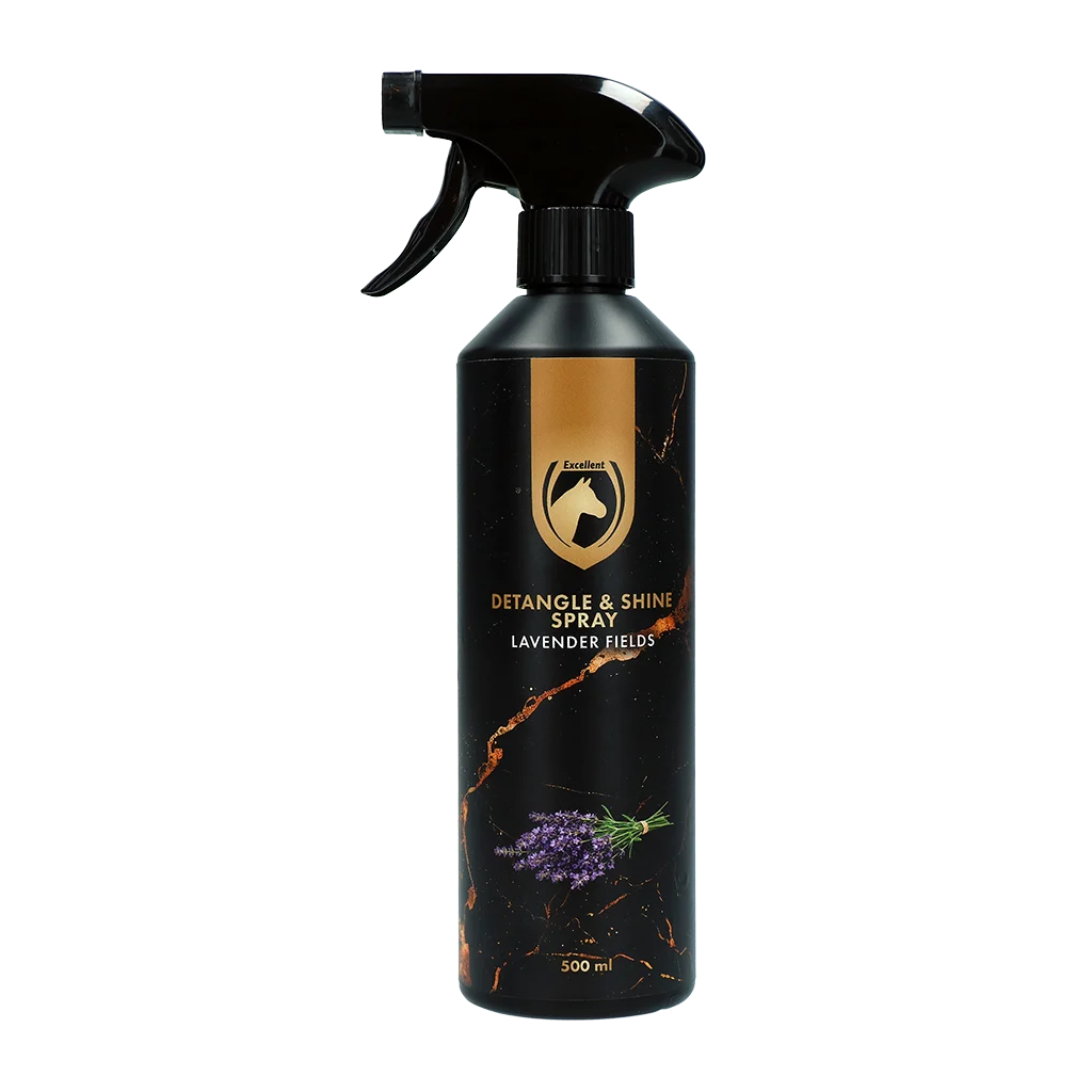 Spray ułatwiający rozczesywanie grzywy i ogona, 500 ml – Excellent Horse Detangle & Shine Spray Lavender Fields - obrazek 1