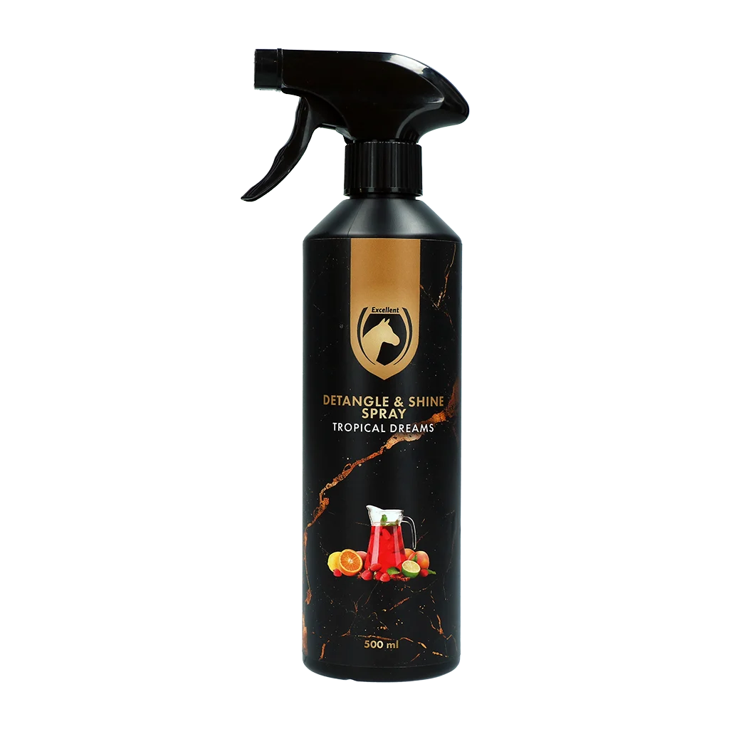 Spray ułatwiający rozczesywanie grzywy i ogona, 500 ml – Excellent Horse Detangle & Shine Spray Tropical Dreams - obrazek 1
