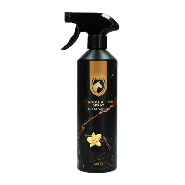 Spray ułatwiający rozczesywanie grzywy i ogona, 500 ml – Excellent Horse Detangle & Shine Spray Floral Vanilla