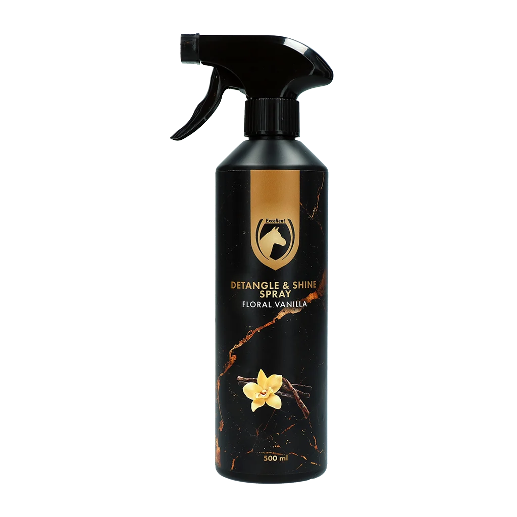 Spray ułatwiający rozczesywanie grzywy i ogona, 500 ml – Excellent Horse Detangle & Shine Spray Floral Vanilla - obrazek 1