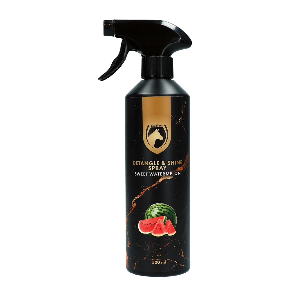 HIGL8065W.png Spray ułatwiający rozczesywanie grzywy i ogona, 500 ml – Excellent Horse Detangle & Shine Spray Sweet Watermelon - obrazek 1