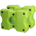 Plastikowe klocki do cavaletti, zielone, 2 szt., 40 x 30 x 15 cm – Vplast Cavaletti