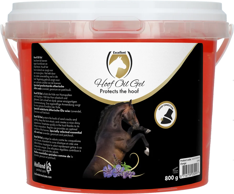 Żel do kopyt z olejkami eterycznymi, 800 g – Excellent Horse Hoof Oil Gel - obrazek 1