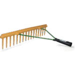 Grabie do siana z listwą wyrównującą, szerokość 64 cm, 16 zębów, bez trzonka - obrazek 2