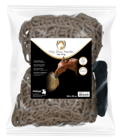 Siatka spowalniająca jedzenie siana dla koni, 10 kg, oczka 45 mm – Hay Slow Feeder Net