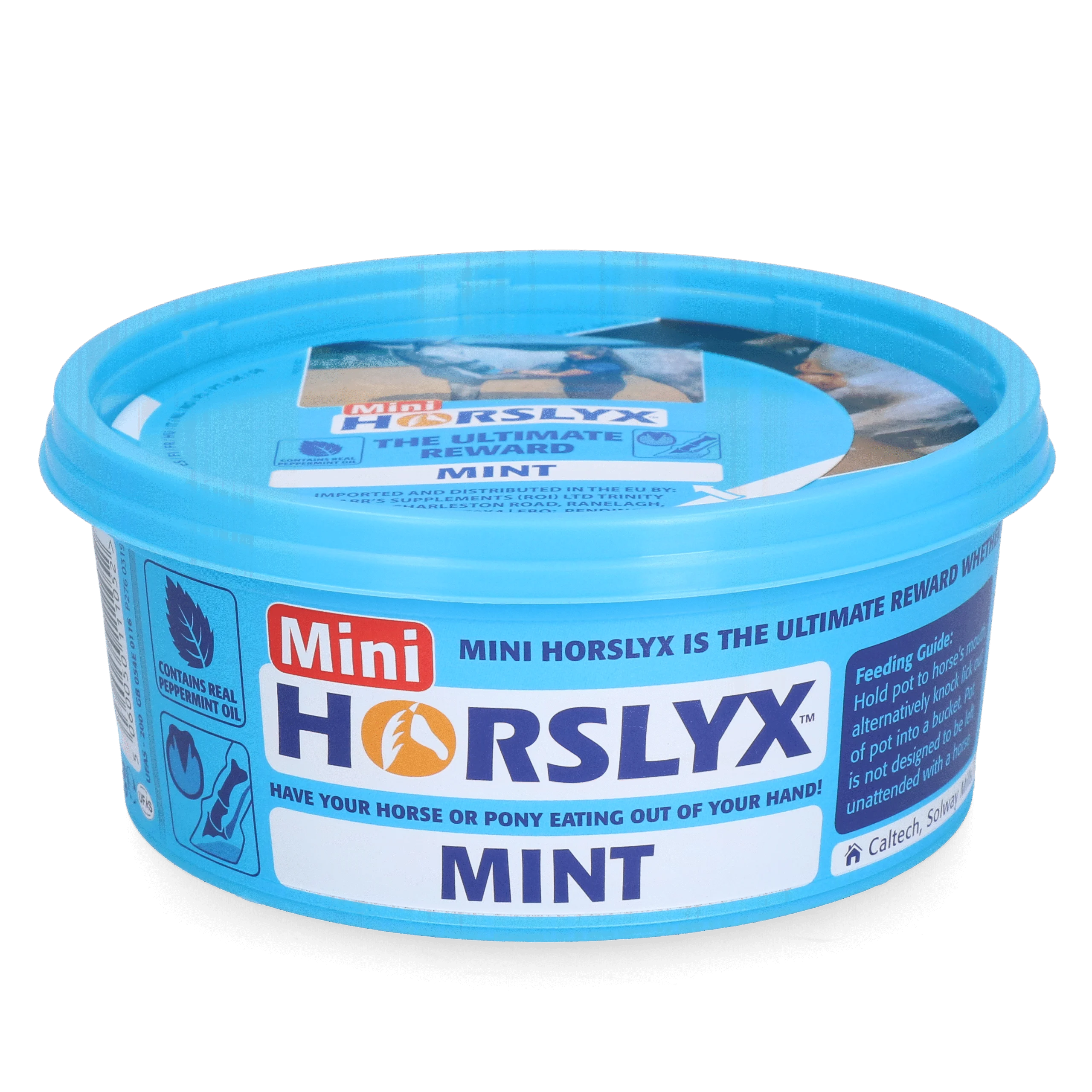 Lizawka dla koni jako nagroda, 650 g – Horslyx Mini Mint - obrazek 1
