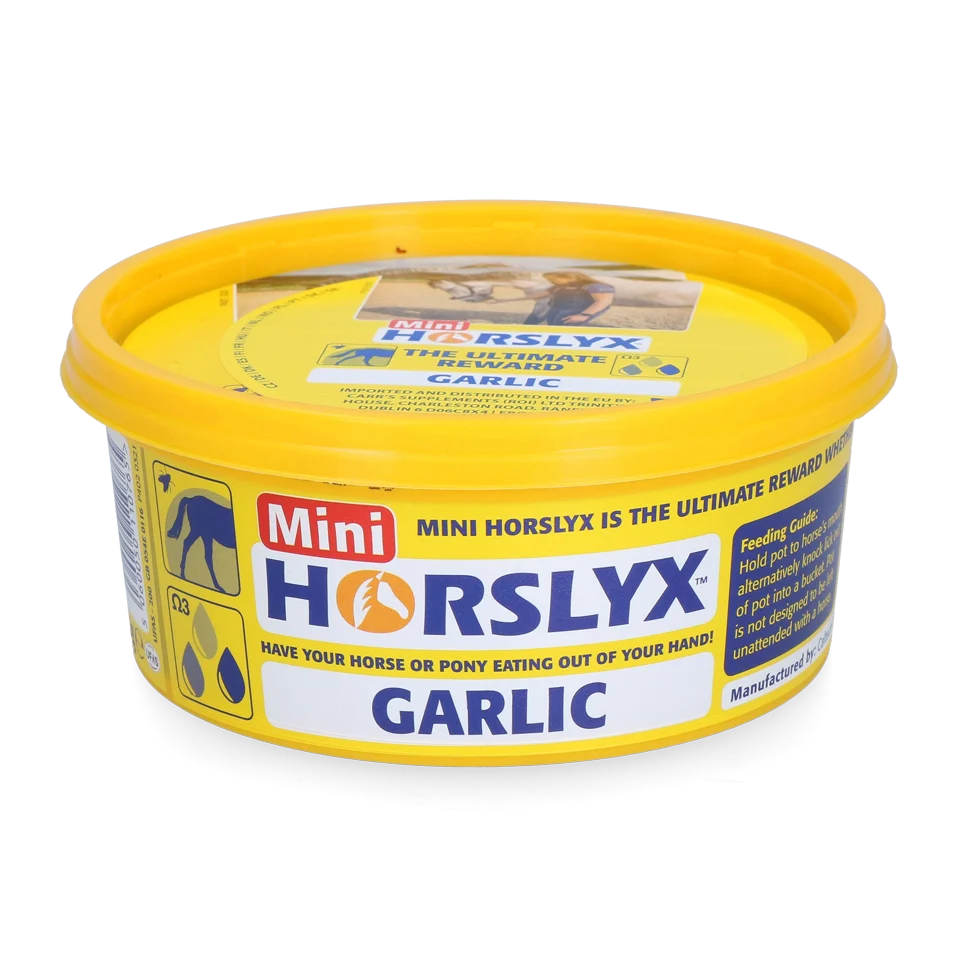 Lizawka dla koni jako nagroda, 650 g – Horslyx Mini Czosnek - obrazek 1