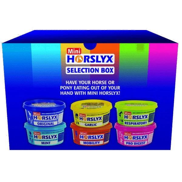 Lizawki dla koni jako nagroda, 6 x 650 g – Horslyx Mini Selection Box