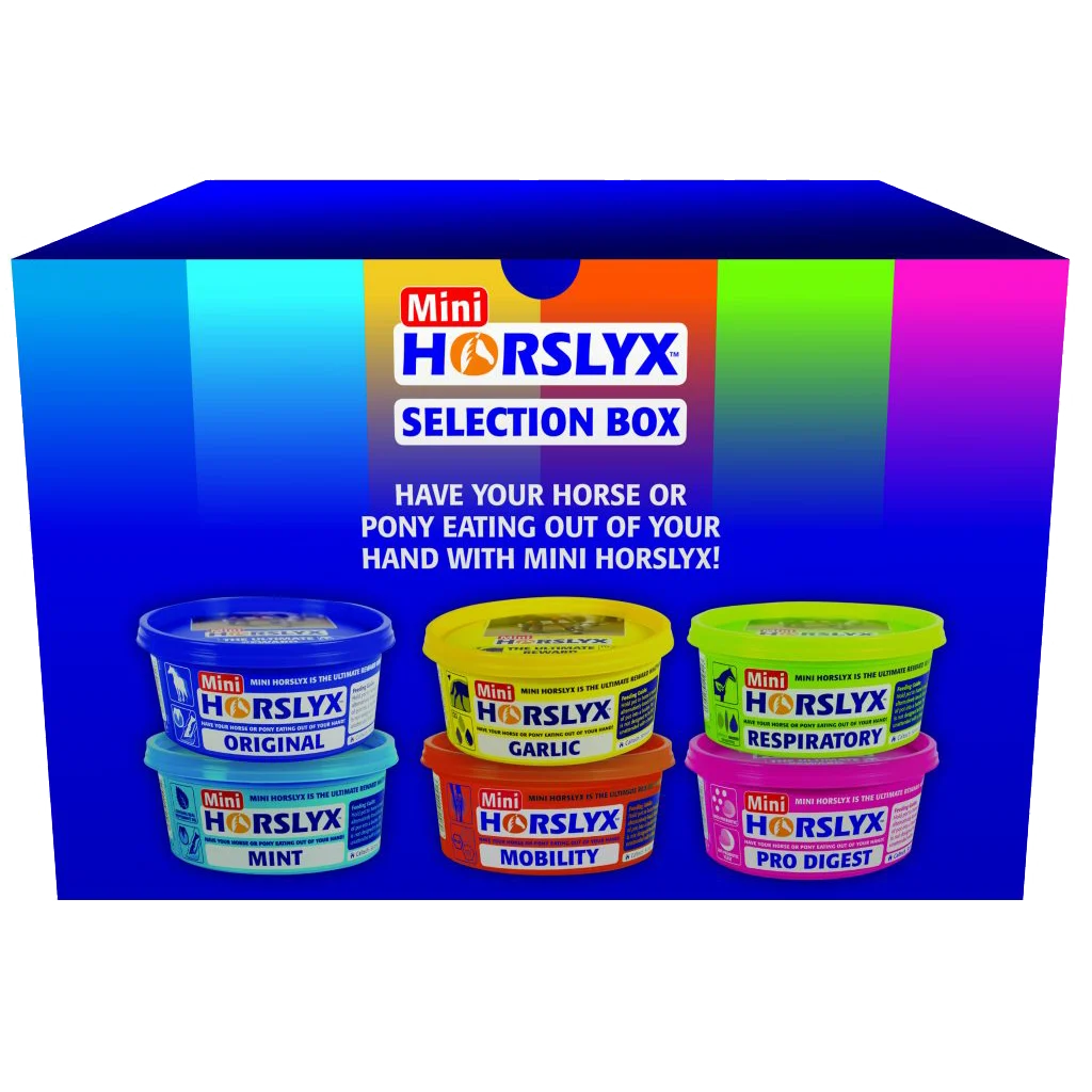 Lizawki dla koni jako nagroda, 6 x 650 g – Horslyx Mini Selection Box - obrazek 1