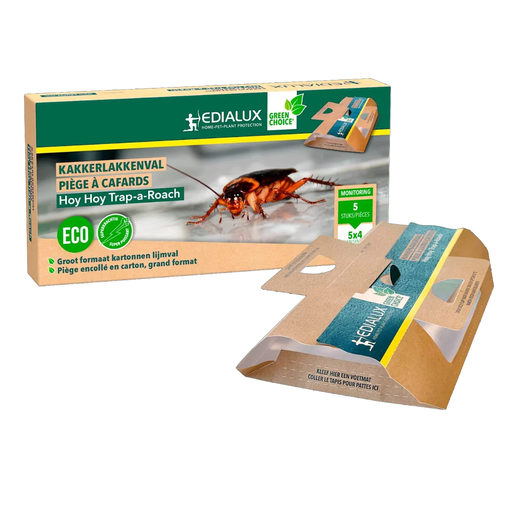 Pułapka na karaluchy z przynętą, 5 sztuk – Hoy Hoy Trap-A-Roach - obrazek 1