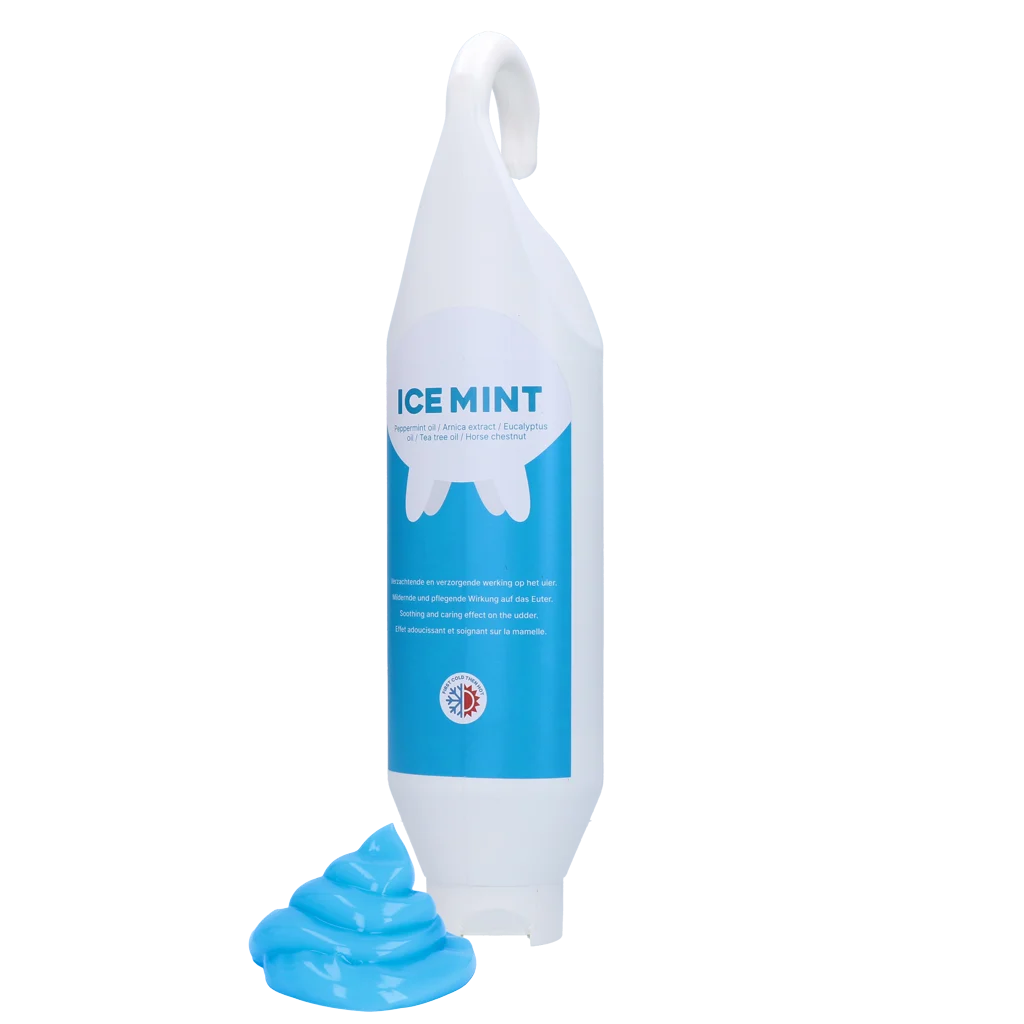 Żel do wymion z olejkiem miętowym w tubie z uchwytem, 1 l – Vet Animal Care Ice Mint - obrazek 1