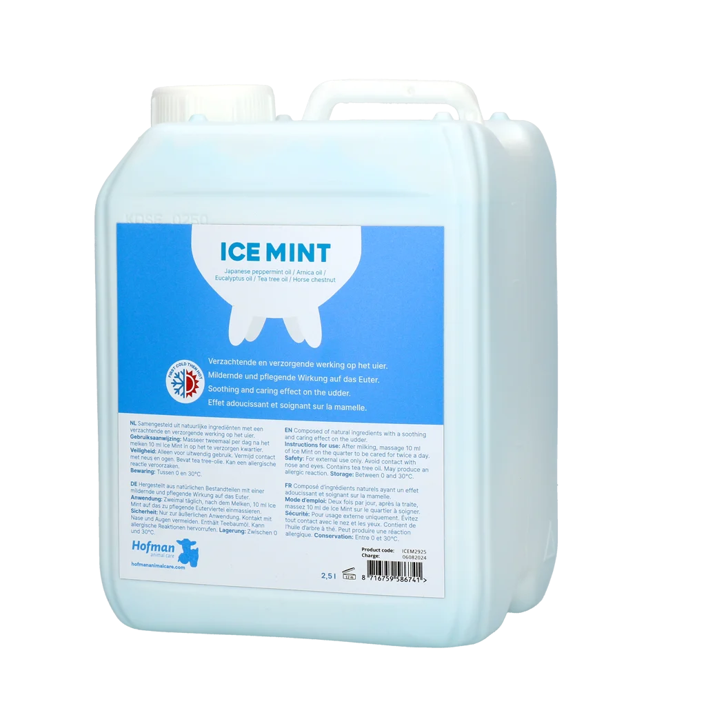 ICEM2925.png Żel do wymion z olejkiem miętowym, 2,5 l i pompka dozująca – Vet Animal Care Ice Mint - obrazek 1
