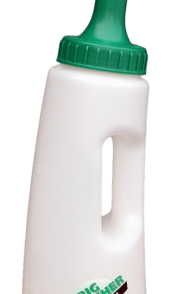 Butelka do pojenia Easy Drencher Big dla bydła i cieląt, kompletna, 2,5 l, zielona