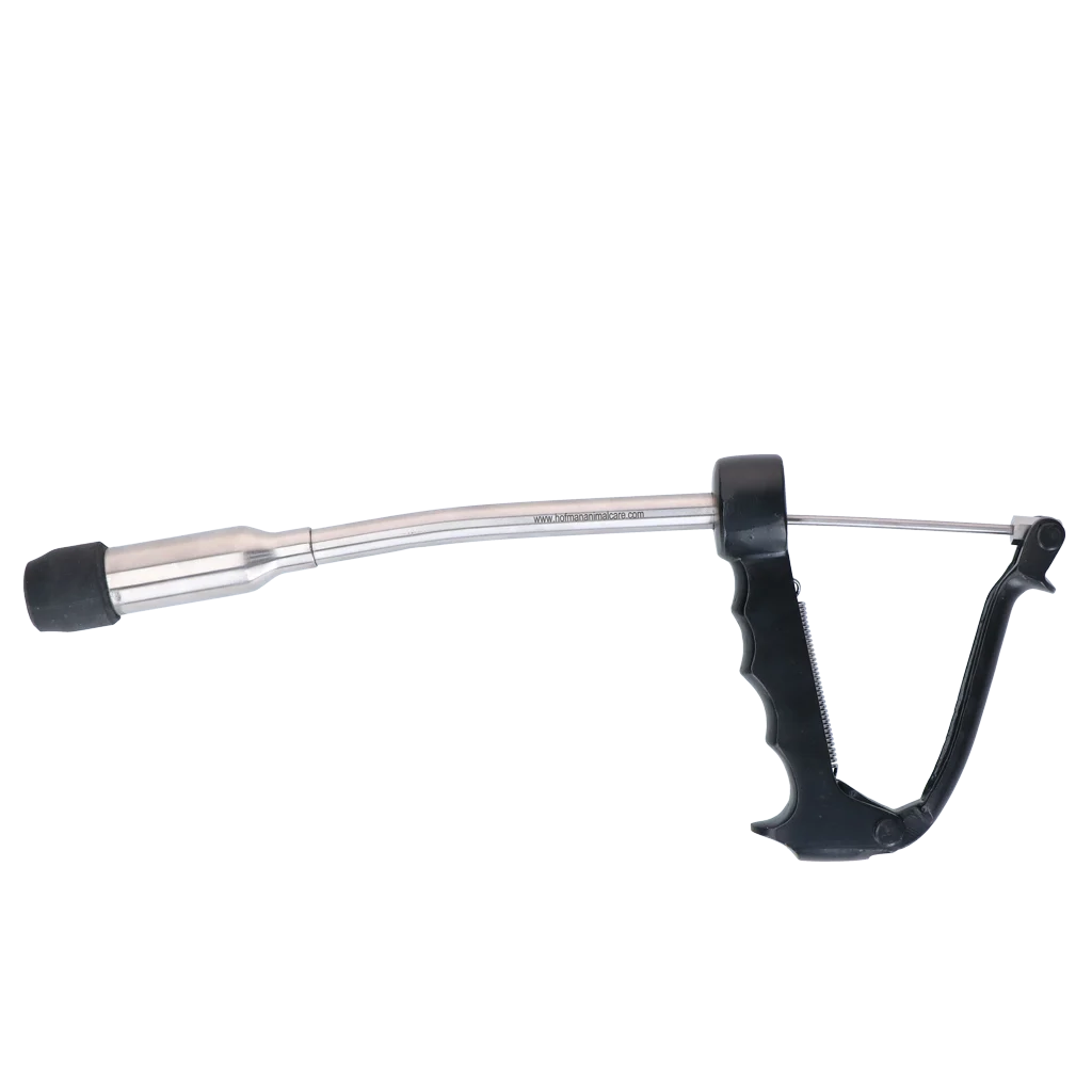 Aplikator do bolusów dla owiec i cieląt, stal nierdzewna, 36 cm – Hofman Animal Care - obrazek 1