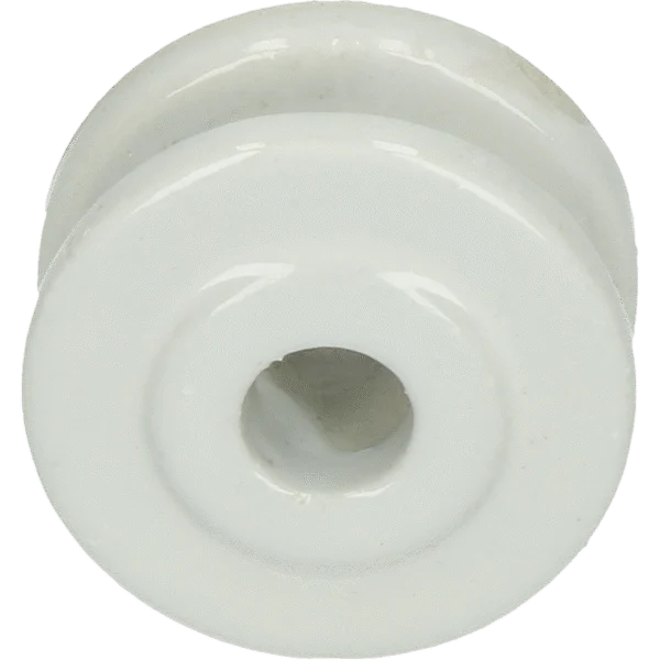 Porcelanowy izolator narożny, średnica zewnętrzna 50 mm, biały – ZoneGuard