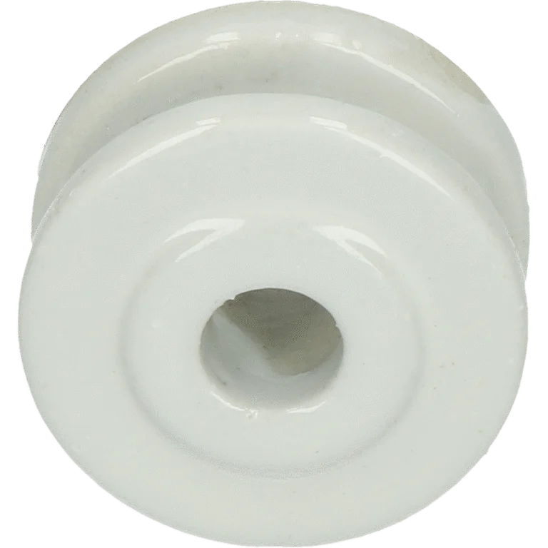 Porcelanowy izolator narożny, średnica zewnętrzna 50 mm, biały – ZoneGuard
