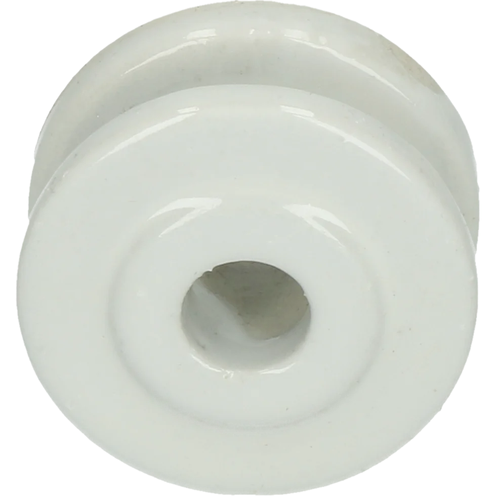 Porcelanowy izolator narożny, średnica zewnętrzna 50 mm, biały – ZoneGuard - obrazek 1