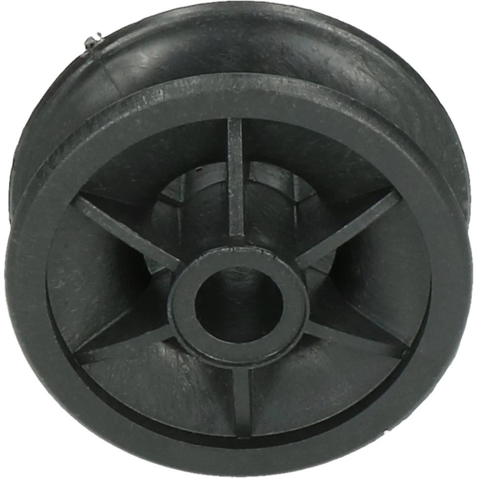 Izolator narożny z tworzywa sztucznego, średnica zewnętrzna 42 mm, czarny – ZoneGuard - obrazek 1