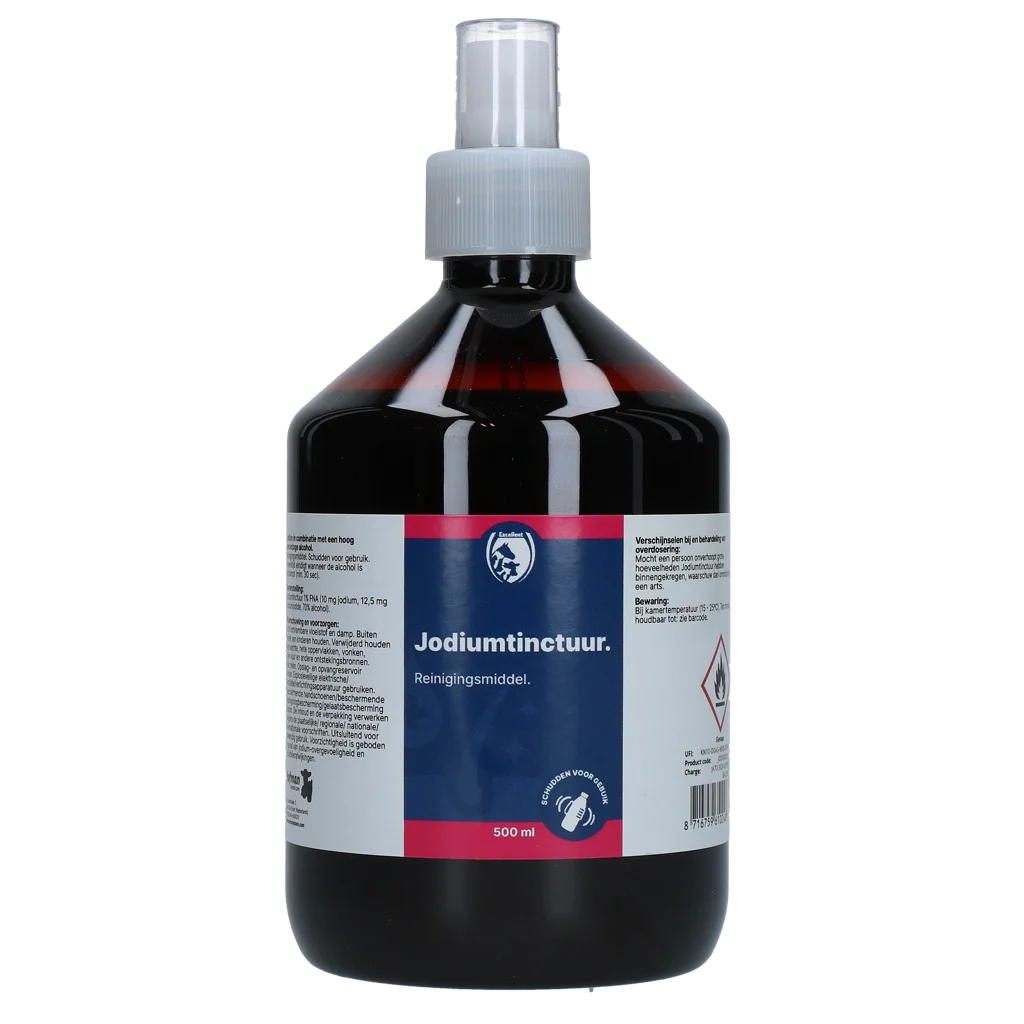 Nalewka jodowa 1% z alkoholem 70%, 500 ml - obrazek 1