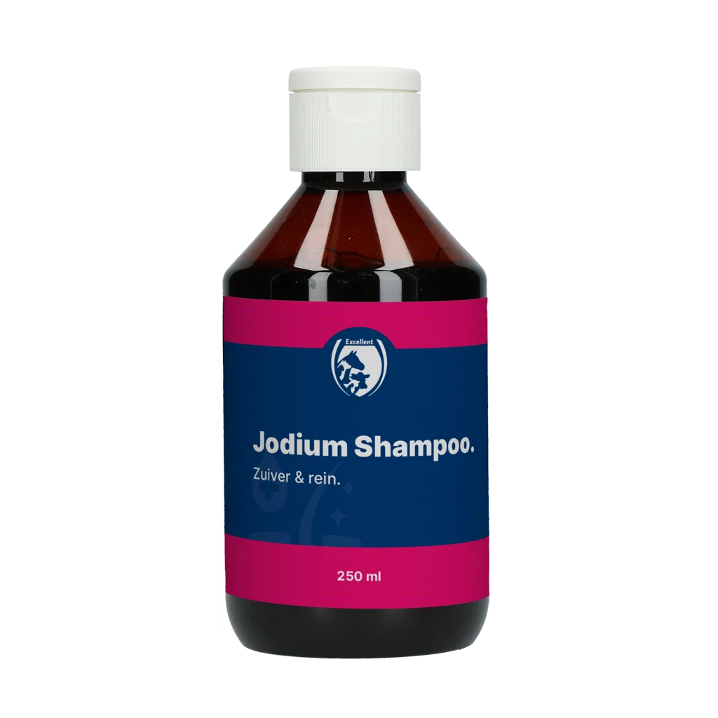 Szampon jodowy do sierści i skóry, 250 ml – Excellent Jodium Shampoo - obrazek 1